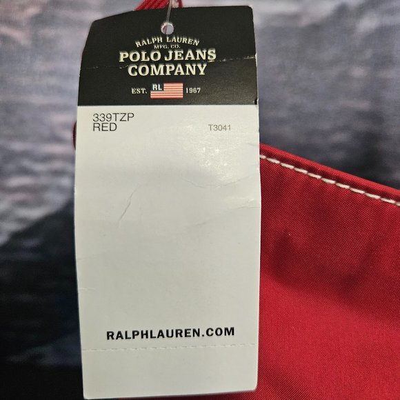 POLO JEANS CO. by Ralph Lauren NWT Vintage Y2K Nylon Small Bag/Baguette – Red - Picture 5 of 11
